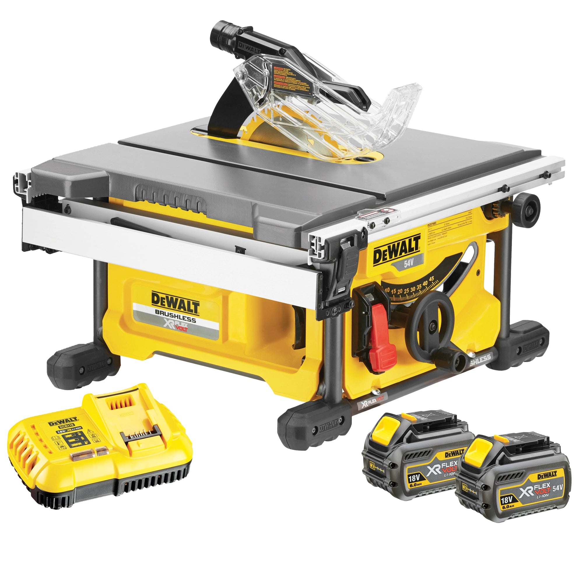 Sega a Banco Dewalt DCS7485T2-QW 54V 6Ah