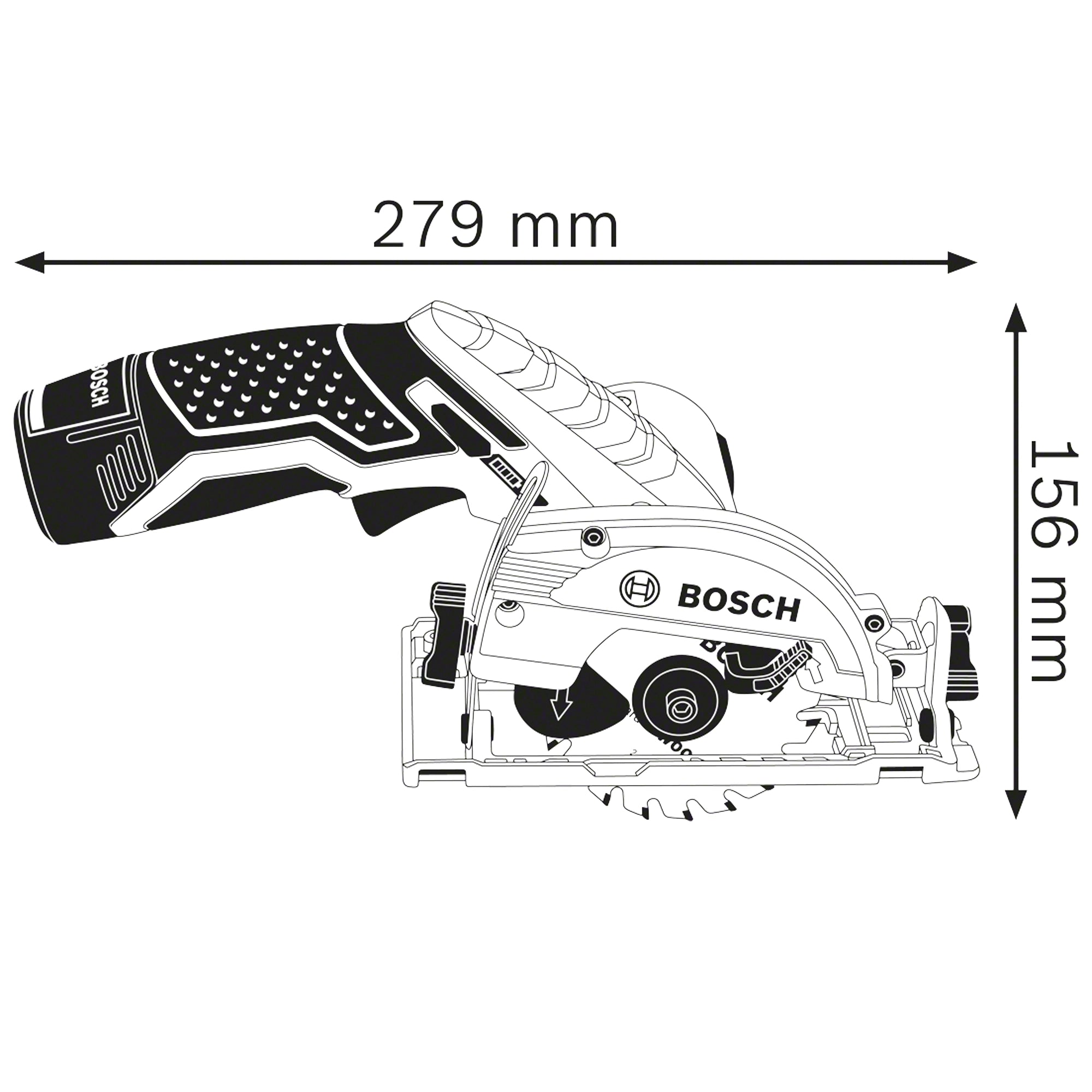 Sega circolare Bosch GKS 12V-26 12V 3Ah