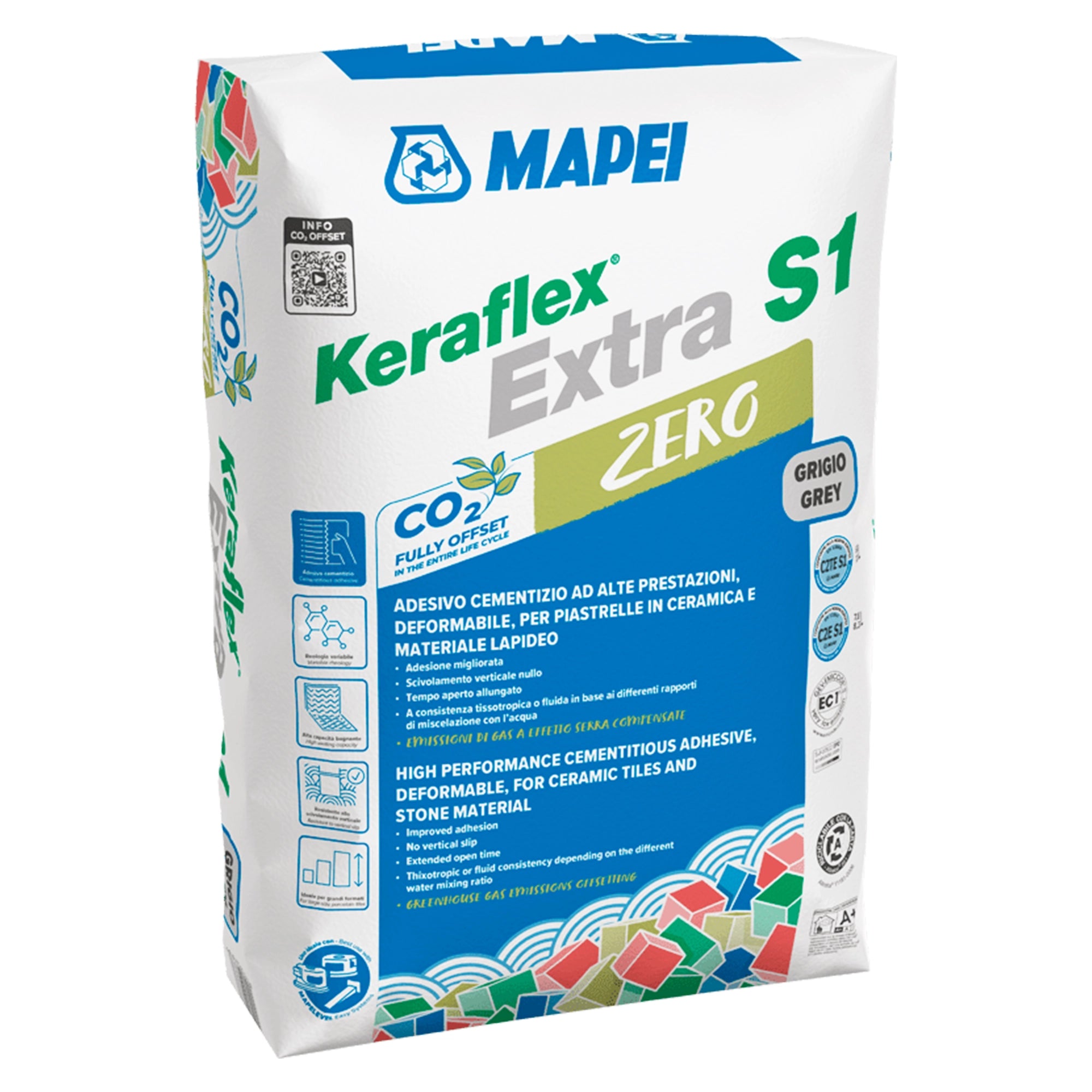 Colla Mapei Keraflex S1 Zero 25kg