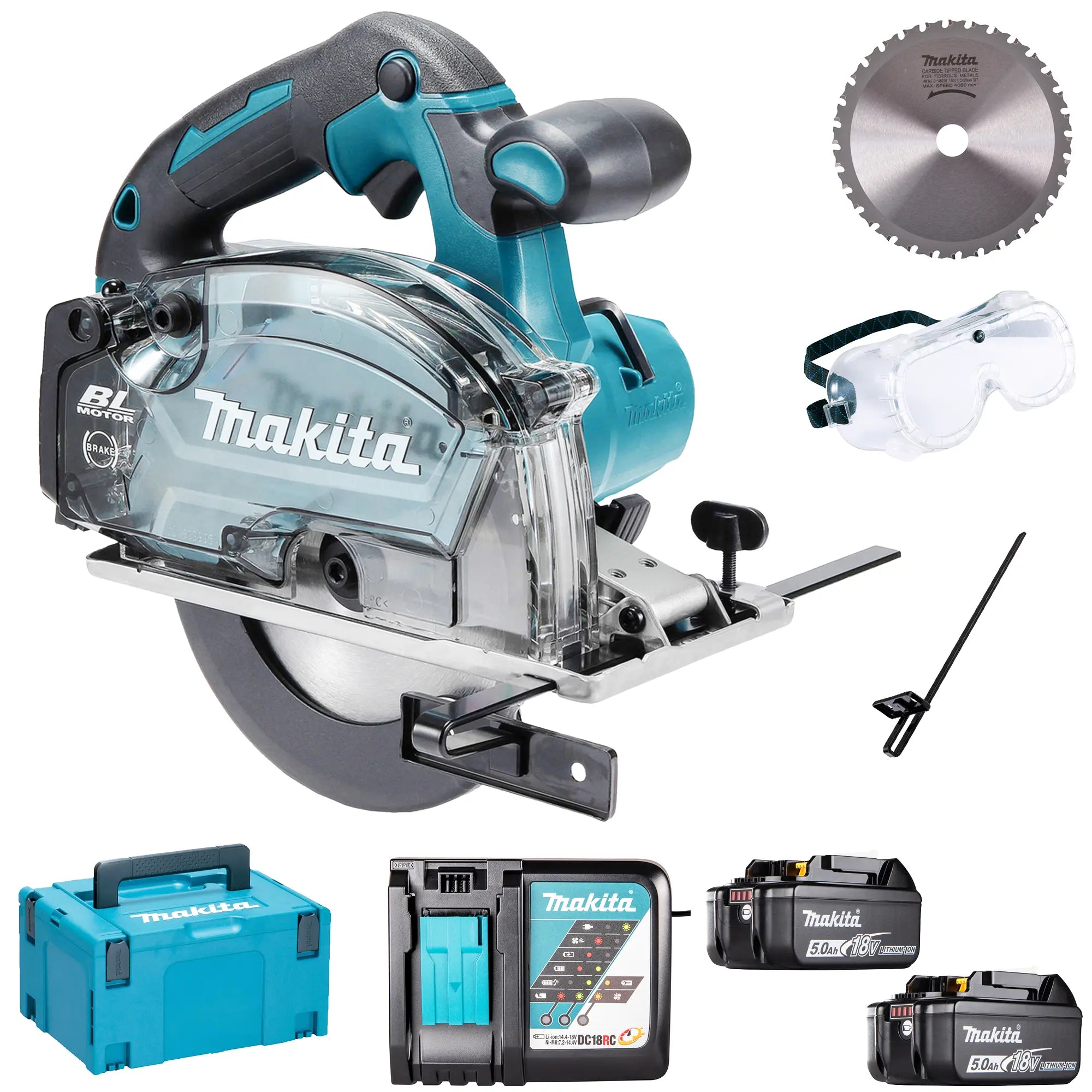 Sega Circolare Makita DCS553RTJ 18V 5Ah