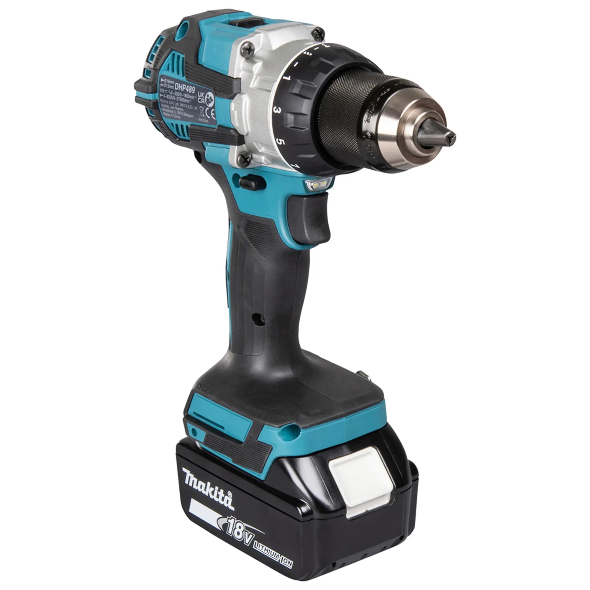 Trapano Avvitatore Makita DHP489RTJ 18V 5Ah