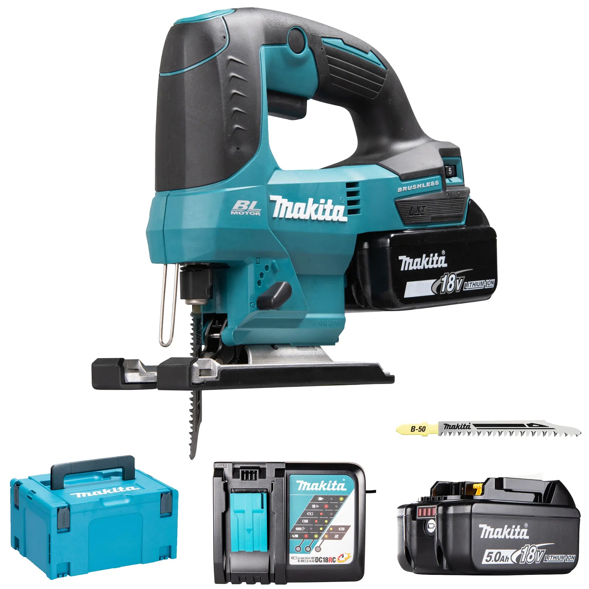 Seghetto Alternativo Makita DJV184RTJ 18V 5Ah