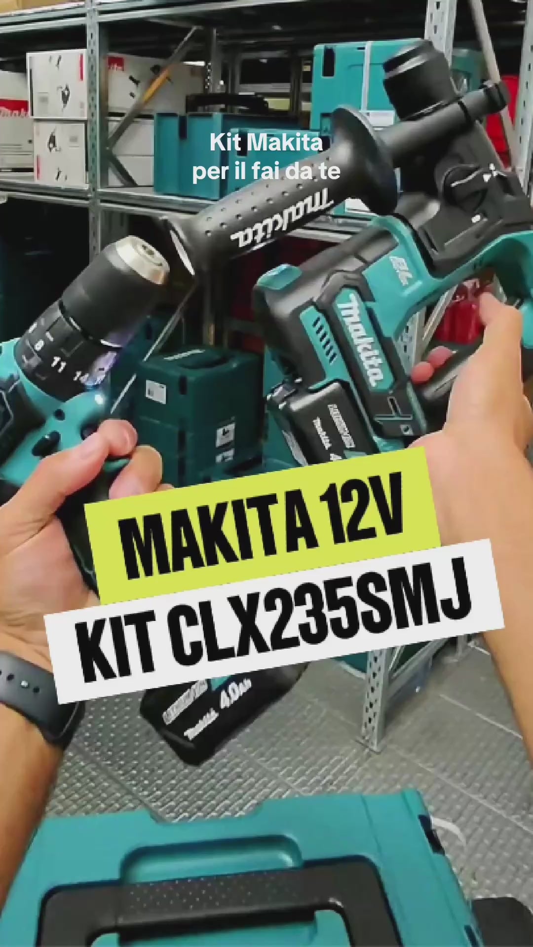 Set Elettroutensili Makita CLX235SMJ 12V 4Ah